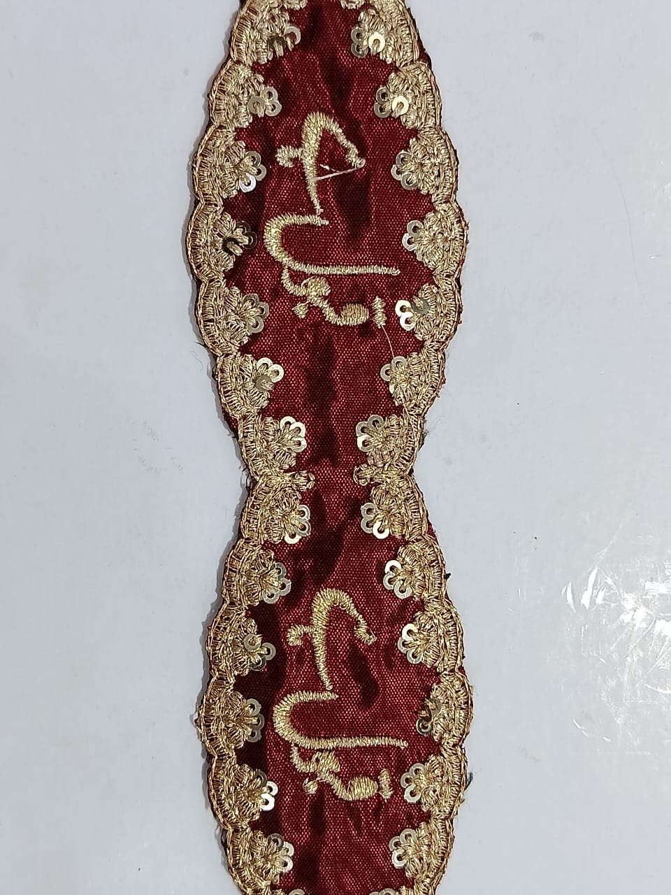 Elegant Embroidered Fancy Qabool Hai Lace. Lace is available as per yard.