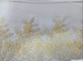 Fancy Organza Flower Embroided Lace. Lace is available as per yard.