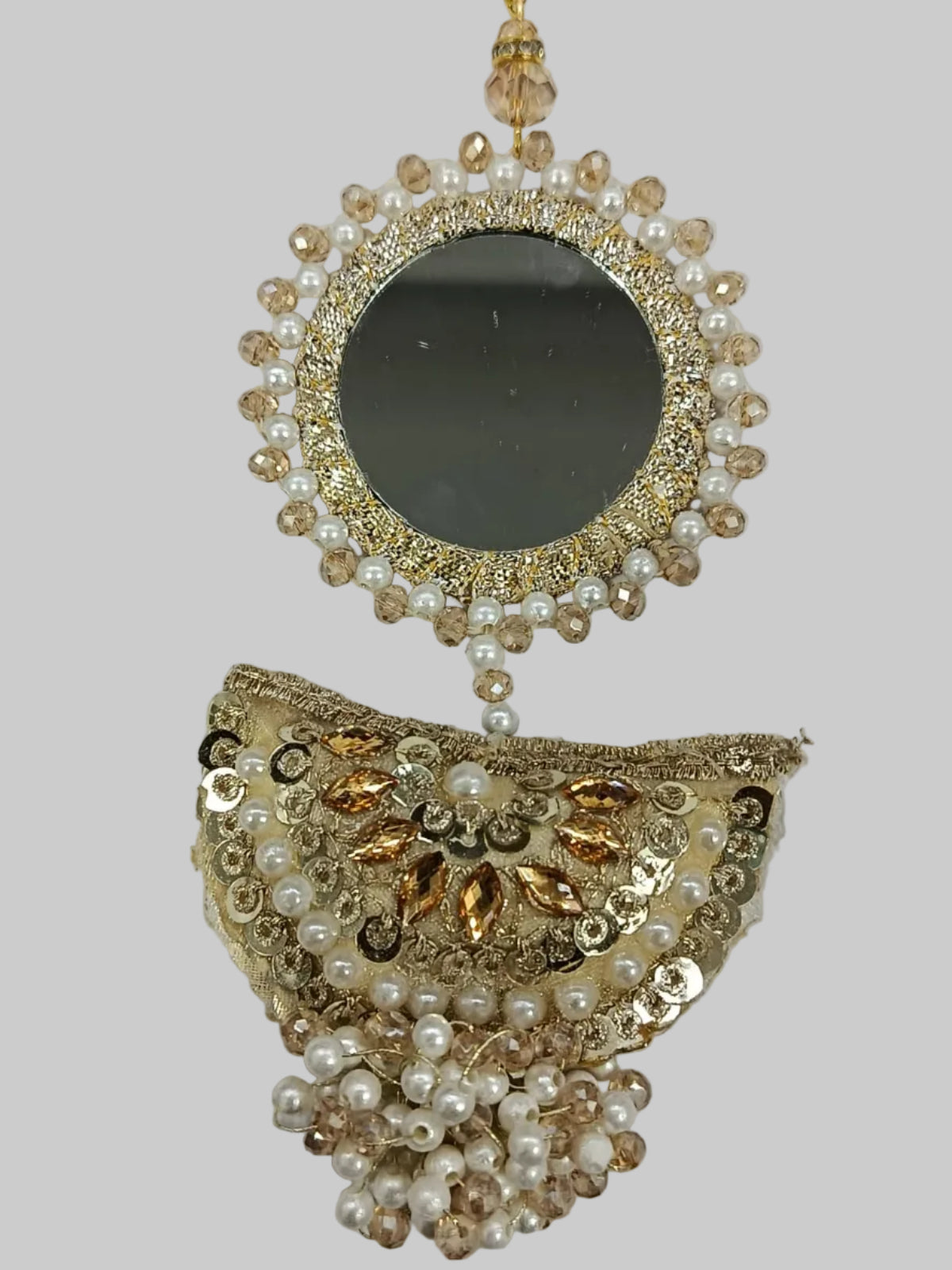 Pack of 4 Fancy Tessal With Mirror. Tessals are available in 2 colours.